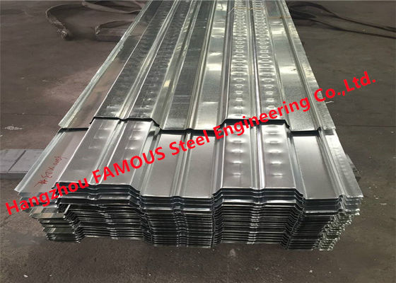 Do Decking ondulado do assoalho do metal de Q345 0.8-1.5mm capacidade de carregamento alta