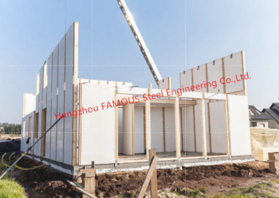 a parede do sanduíche de 25-300mm almofada reforçado de vidro da fibra do cimento, fogo do óxido de magnésio - painéis de sanduíche resistentes