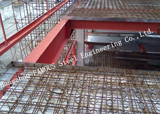 O Decking galvanizado HRB500E do assoalho do metal de 11.8m reforçou o fardo da barra de aço, Decking concreto do assoalho de 0.5mm
