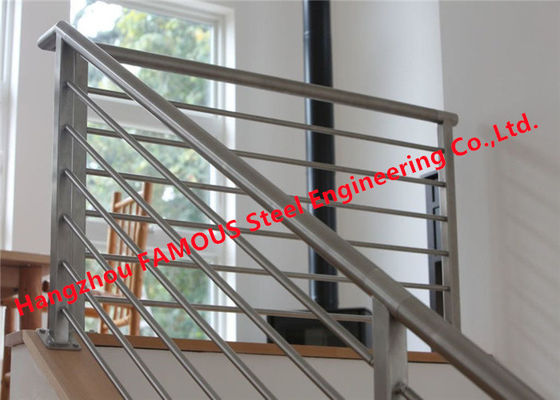 Trilhos de aço inoxidável da mão da escada da anti corrosão 304 316