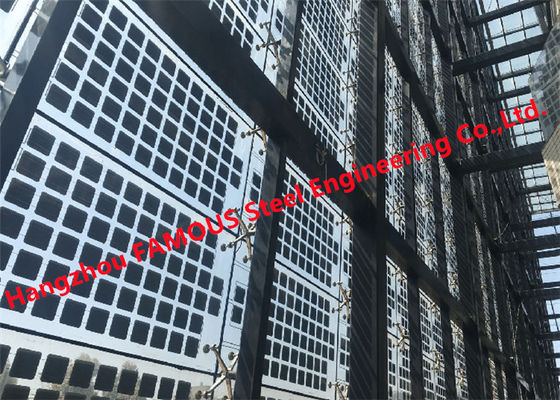 Construção de vidro à prova de fogo solar da parede de cortina da fachada de BIPV integrada 5mm fotovoltaicos 9A 5mm