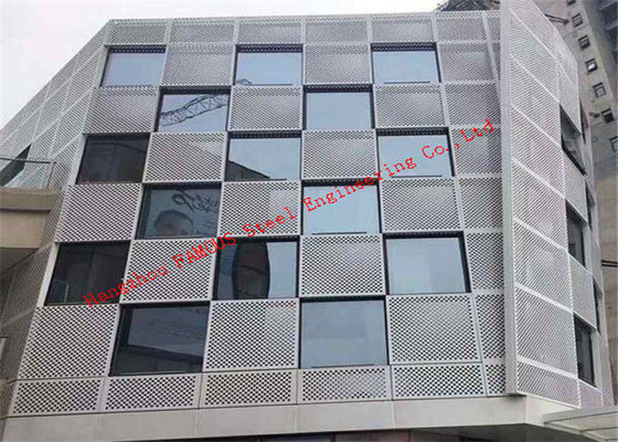 revestimento 5052 1.2mm de alumínio do metal, painel perfurado de alumínio de 0.9mm