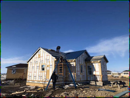 Jogos residenciais da casa de armação de aço do EN 1090-2-2018, Q235B Kit Homes de aço modular