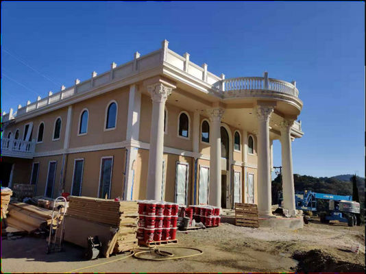 Jogos residenciais da casa de armação de aço do EN 1090-2-2018, Q235B Kit Homes de aço modular
