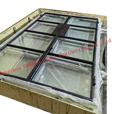 De aço - grade quadro 33" paredes de separação de vidro, separações da janela de vidro de 0.4cm-20cm