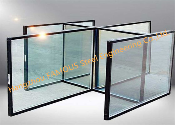 Única parede de cortina de vidro da prata 6mm 12A 6mm com baixo coeficiente de transferência térmica
