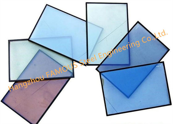 Única parede de cortina de vidro da prata 6mm 12A 6mm com baixo coeficiente de transferência térmica