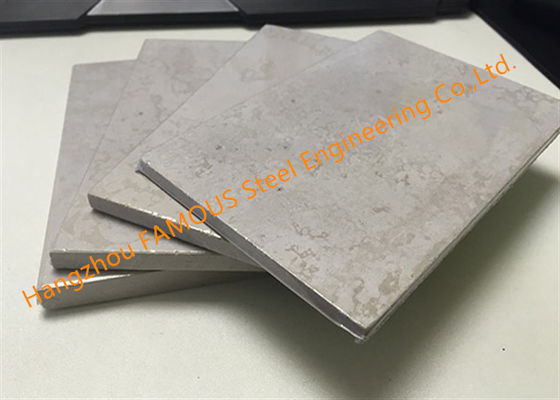 Teto 6mm decorativo impermeável da gipsita, painel isolante do silicato do cálcio de 18mm