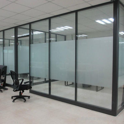 Espessura moderada acústica das paredes de separação de vidro 12mm do quadro estreito