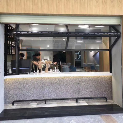 Vidro temperado Windows Bifold horizontal para o restaurante do café