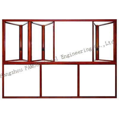 Irradiação térmica de alumínio de vidro de Windows do quadro do balanço da carga do vento forte