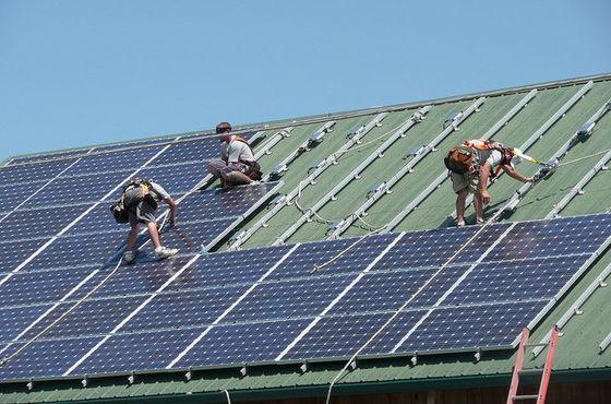 Mono módulo fotovoltaico solar solar integrado de 72 células dos painéis BIPV