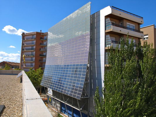 O picovolt BIPV colorido de vidro Photovoltaics integrado construção AR revestiu