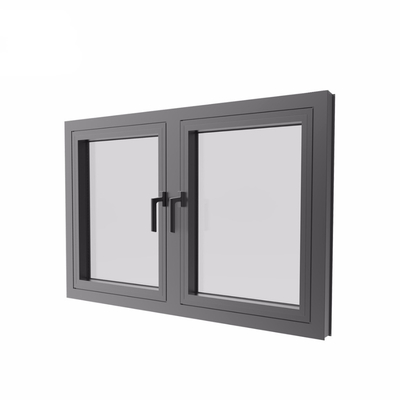 Quadro exposto UPVC que desliza janelas de batente de alumínio vitrificadas dobro de Windows