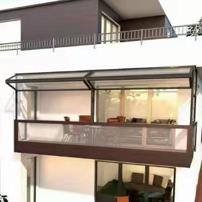 Tempestade de alumínio estrutural de dobramento vertical Windows para a loja do café