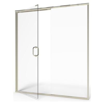 Vidro dobro da porta Frameless de alumínio moderna do chuveiro do pivô
