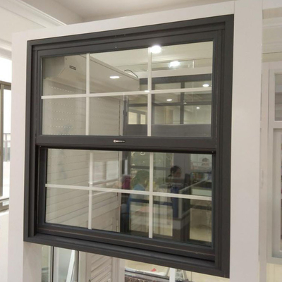 Vertical de vidro moderado à prova de som que desliza o único dobro de alumínio Hung Window Thermal Break