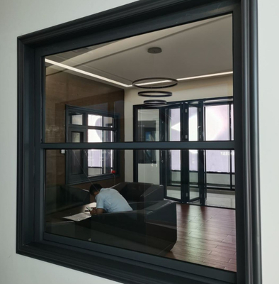 Vertical de vidro moderado à prova de som que desliza o único dobro de alumínio Hung Window Thermal Break