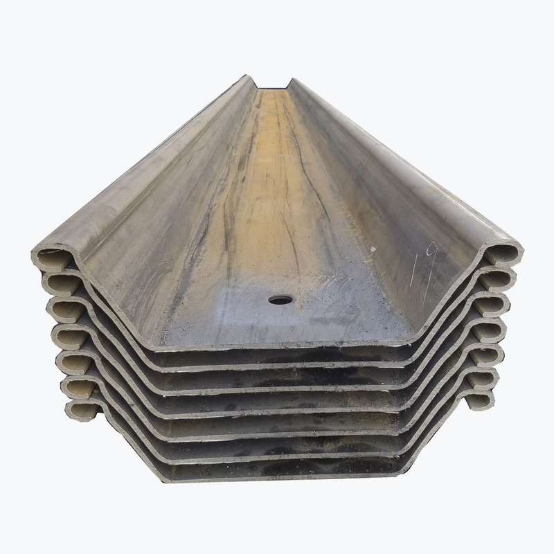 Largura de aço laminada a alta temperatura em forma de u 770mm das pilhas de folha Az13-770 12 medidores de comprimento