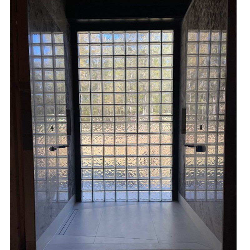 Blocos de cristal mosaico azulejo decoração parede divisória vidro sólido tijolo parede cortina