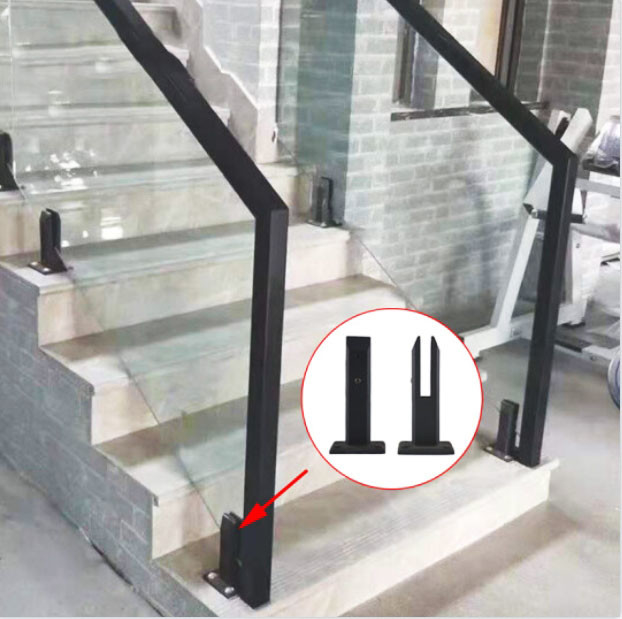 900 mm 1100 mm Manobras de escada com cores de vidro ultra claras para um desempenho duradouro